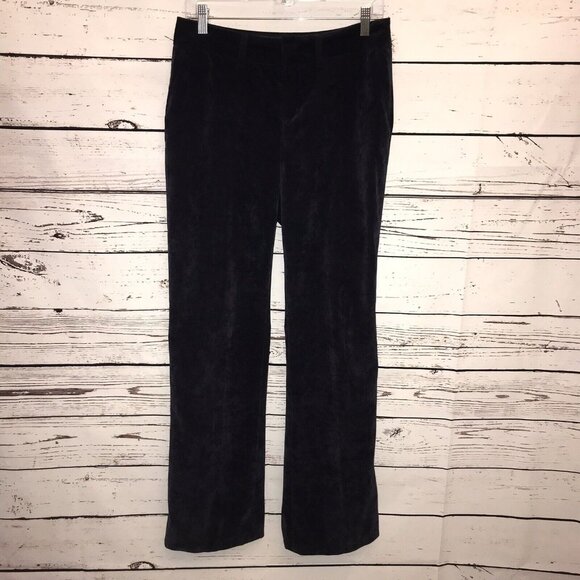 COLDWATER CREEK Trouser Fit Women’s Sz 6 Bluish Purple Corduroy Pants Dress G60 - Picture 1 of 4